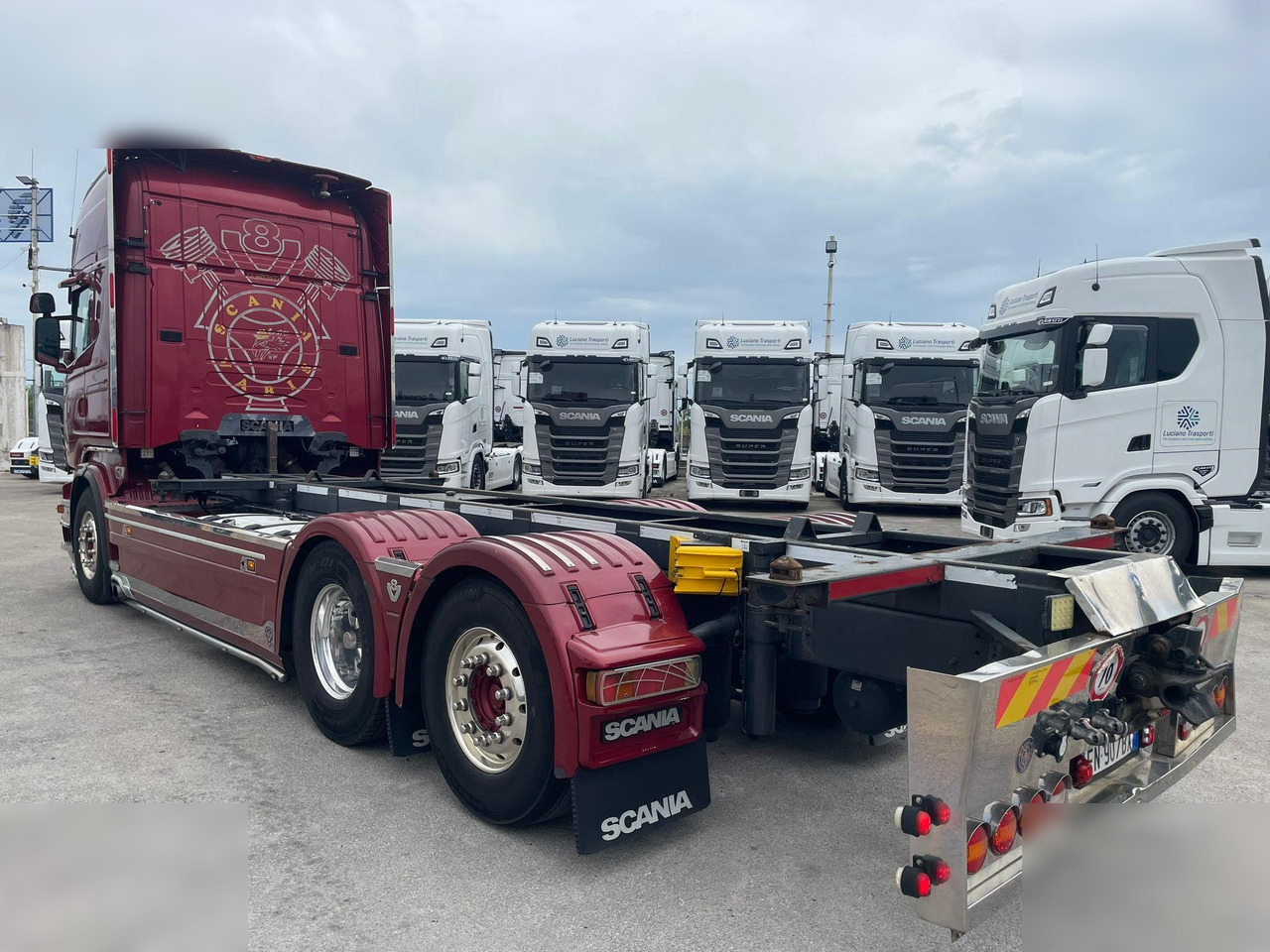 SCANIA R560 - Camion porte-conteneur/ Caisse mobile: photos 4 SCANIA R560 - Camion porte-conteneur/ Caisse mobile: photos 4