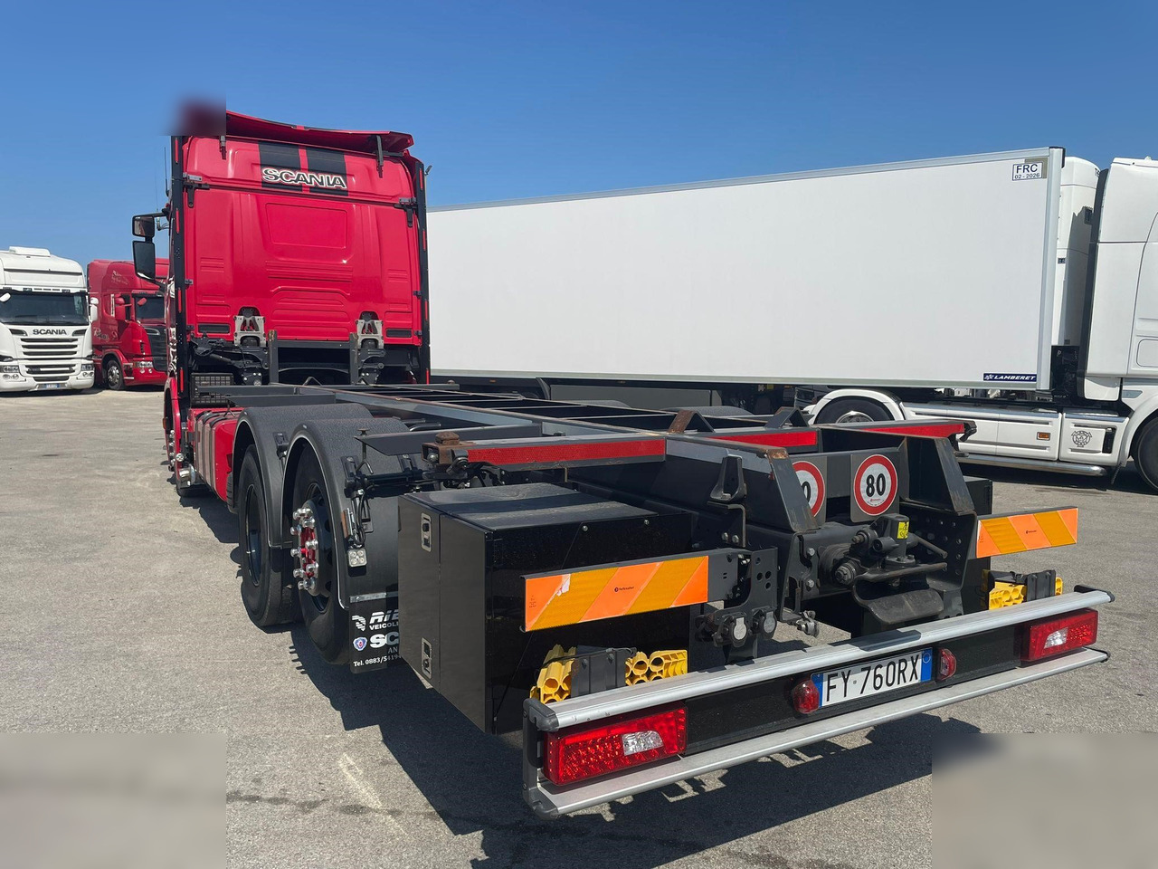 Camion porte-conteneur/ Caisse mobile SCANIA S500: photos 8