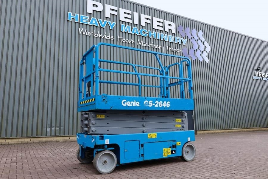 Genie GS2646 Electric, Working Height 9.80m, Capacity 45 - Nacelle ciseaux: photos 1 Genie GS2646 Electric, Working Height 9.80m, Capacity 45 - Nacelle ciseaux: photos 1