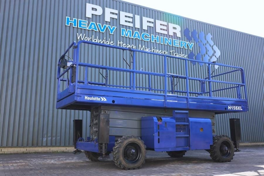 Haulotte H15SXL Diesel, 4x4 Drive, 15m Working Height, 500k  - Nacelle ciseaux: photos 1 Haulotte H15SXL Diesel, 4x4 Drive, 15m Working Height, 500k  - Nacelle ciseaux: photos 1