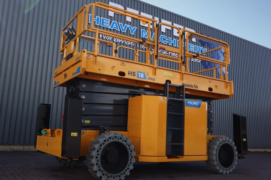 Haulotte HS18EPRO Full Electric 4x4 Drive, Versatile Use: O - Nacelle ciseaux: photos 1 Haulotte HS18EPRO Full Electric 4x4 Drive, Versatile Use: O - Nacelle ciseaux: photos 1