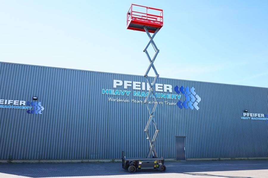 Holland Lift Ecostar HL-9714 Electric, 12m Working Height, 325k - Nacelle ciseaux: photos 3 Holland Lift Ecostar HL-9714 Electric, 12m Working Height, 325k - Nacelle ciseaux: photos 3