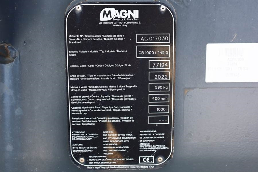 Chariot télescopique Magni TH5,5.15-D7/D Diesel, 4x4x4 Drive, 5.5t Capacity,: photos 23