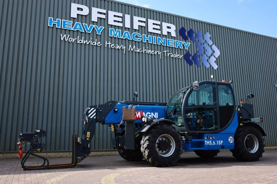 Magni TH5,5.15-D7/D Diesel, 4x4x4 Drive, 5.5t Capacity, - Chariot télescopique: photos 1 Magni TH5,5.15-D7/D Diesel, 4x4x4 Drive, 5.5t Capacity, - Chariot télescopique: photos 1