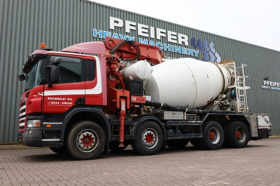 Scania 8x4 With Putzmeister PUMI 24-3.67CS Truck-mounted - Tracteur routier: photos 1 Scania 8x4 With Putzmeister PUMI 24-3.67CS Truck-mounted - Tracteur routier: photos 1