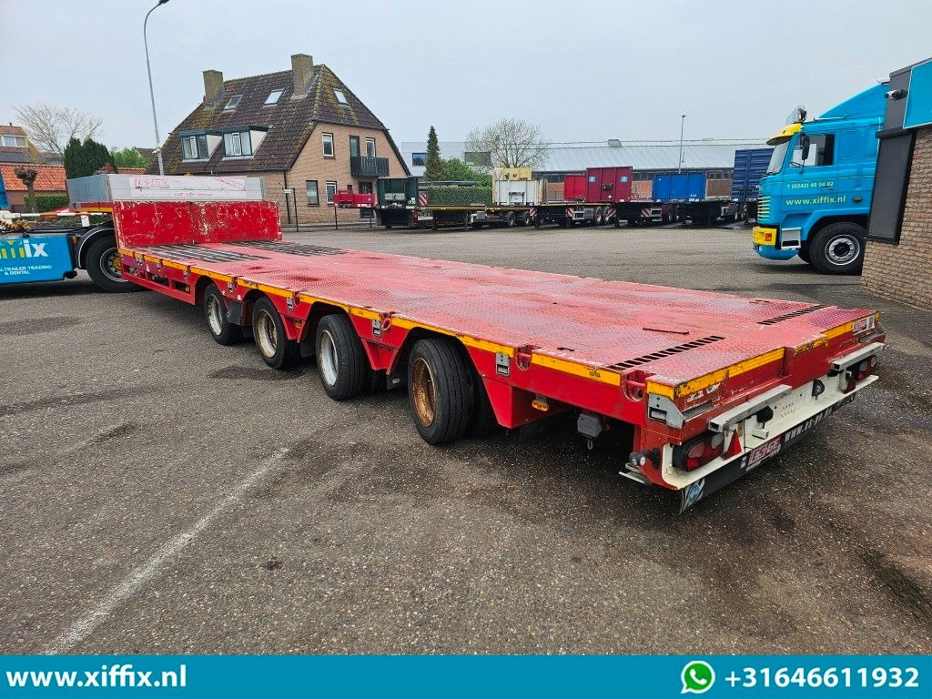 ES-GE 4-ass. Uitschuifbare semi dieplader / 80 cm. Hoog / 2x naloop gestuurd - Semi-remorque surbaissé: photos 4 ES-GE 4-ass. Uitschuifbare semi dieplader / 80 cm. Hoog / 2x naloop gestuurd - Semi-remorque surbaissé: photos 4