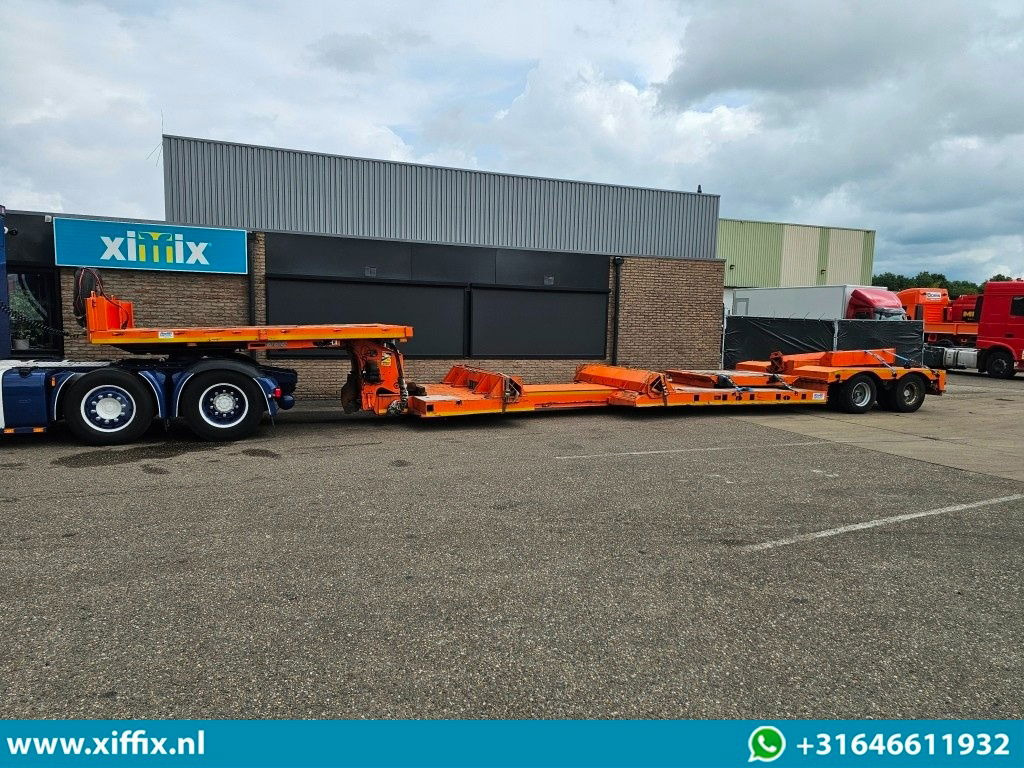 Semi-remorque surbaissé Faymonville 2-ass. Uitschuifbare dieplader met afneembare zwanenhals / 2x gestuurd: photos 8
