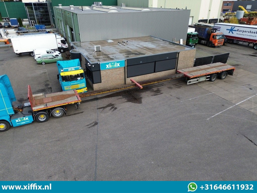 Faymonville 2-ass. Vlakke dubbel 2x uitschuifbare oplegger / 2x gestuurd - Semi-remorque plateau: photos 1 Faymonville 2-ass. Vlakke dubbel 2x uitschuifbare oplegger / 2x gestuurd - Semi-remorque plateau: photos 1