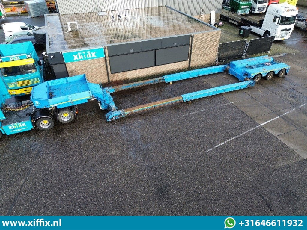 Faymonville 3-ass. Uitschuifbare dieplader met afn. Nek / Hydr. Verbreedbaar / 3x gestuurd - Semi-remorque surbaissé: photos 1 Faymonville 3-ass. Uitschuifbare dieplader met afn. Nek / Hydr. Verbreedbaar / 3x gestuurd - Semi-remorque surbaissé: photos 1