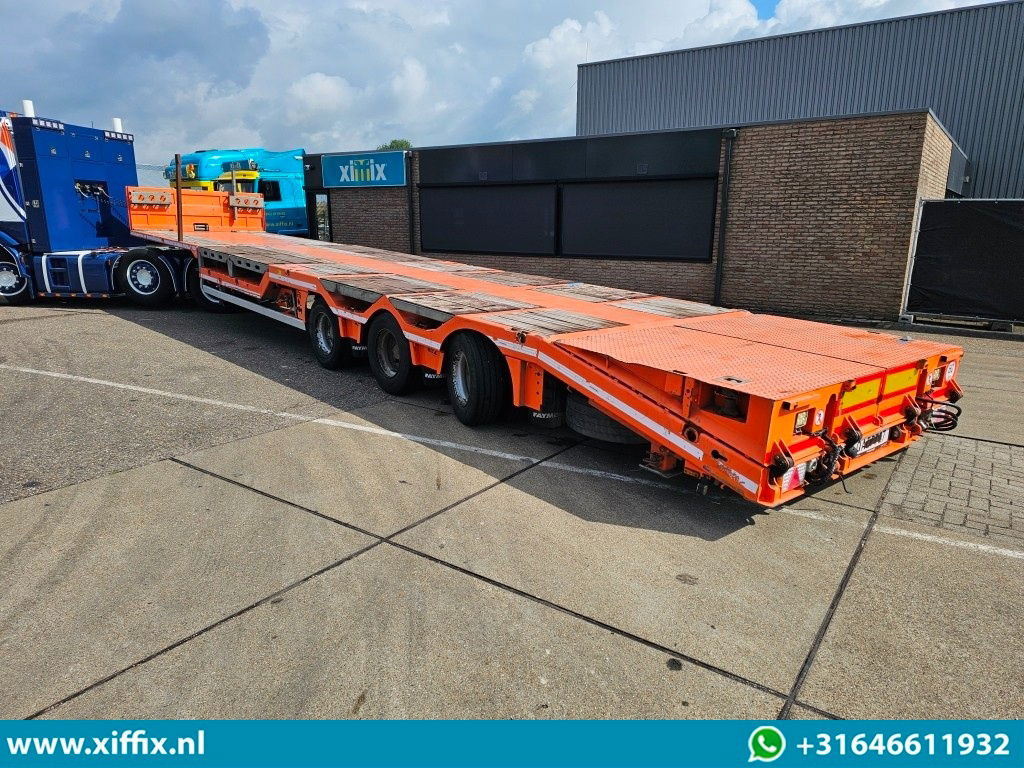 Faymonville 3-ass. Vlakke uitschuifbare Mega oplegger / Uitklapbare laadvloer klep / Naloop gestuurd - Semi-remorque plateau: photos 4 Faymonville 3-ass. Vlakke uitschuifbare Mega oplegger / Uitklapbare laadvloer klep / Naloop gestuurd - Semi-remorque plateau: photos 4