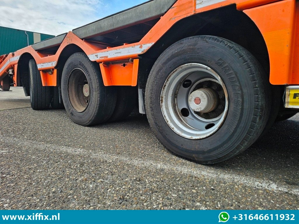 Faymonville 3-ass. Vlakke uitschuifbare Mega oplegger / Uitklapbare laadvloer klep / Naloop gestuurd - Semi-remorque plateau: photos 5 Faymonville 3-ass. Vlakke uitschuifbare Mega oplegger / Uitklapbare laadvloer klep / Naloop gestuurd - Semi-remorque plateau: photos 5