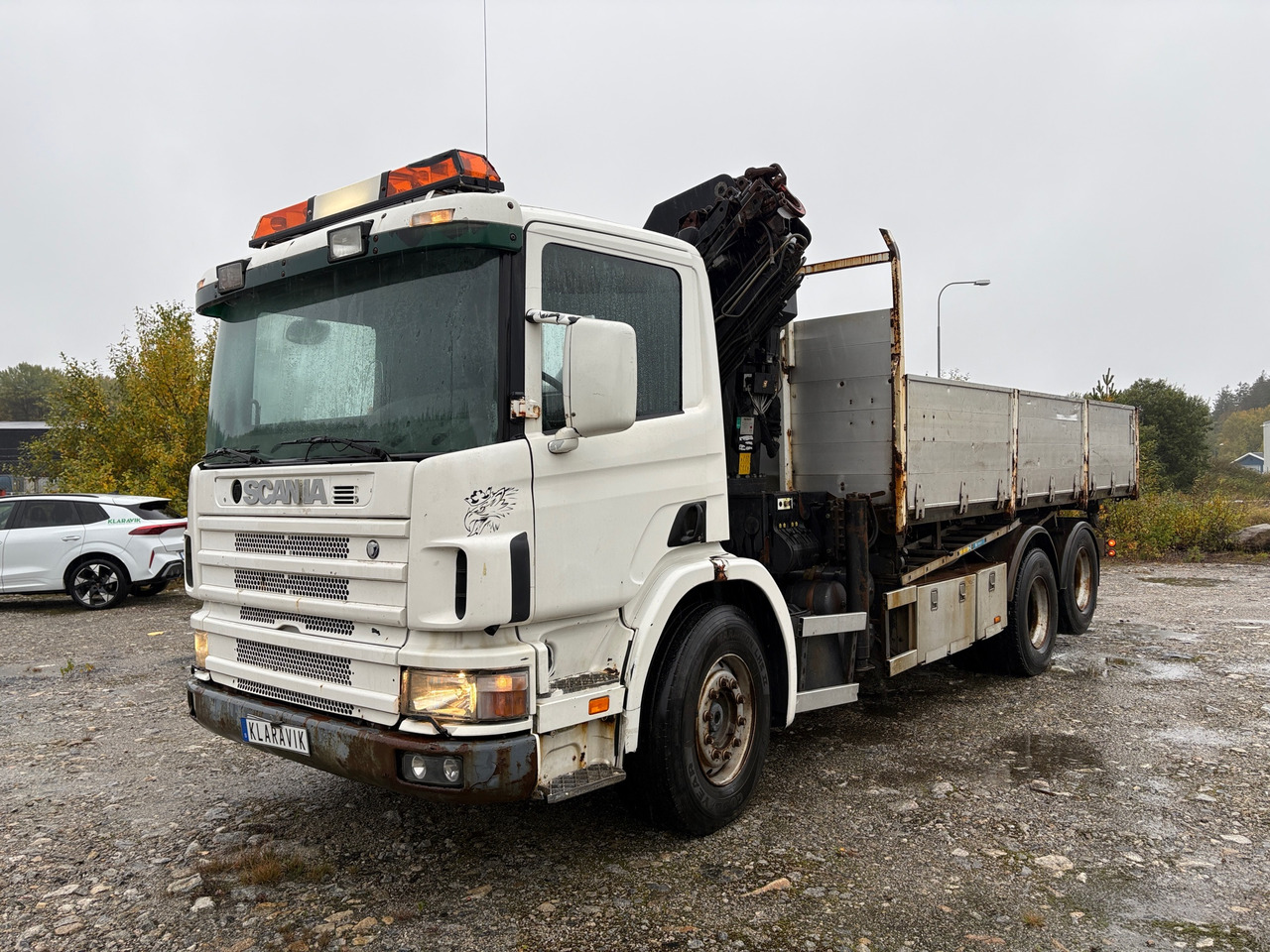 Scania P94 - Camion grue: photos 1 Scania P94 - Camion grue: photos 1