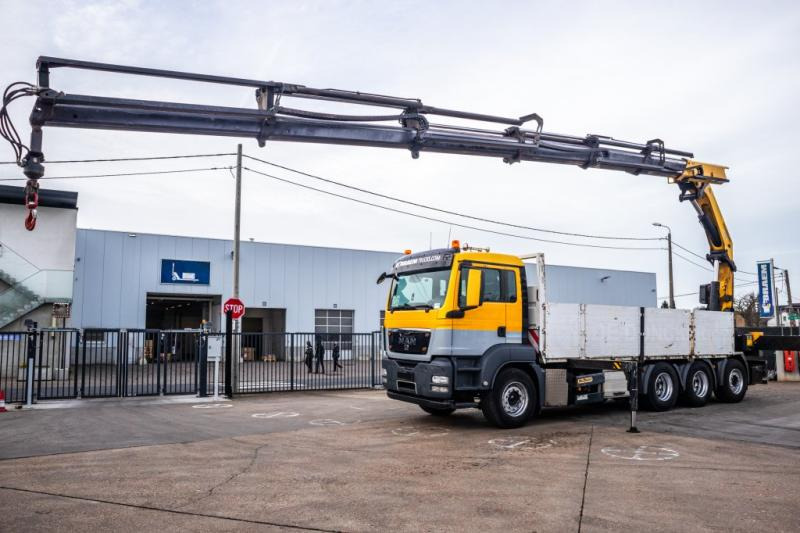 MAN TGS 35.440 BL - PK 42002-SH/6xhydr. - Camion plateau, Camion grue: photos 1 MAN TGS 35.440 BL - PK 42002-SH/6xhydr. - Camion plateau, Camion grue: photos 1