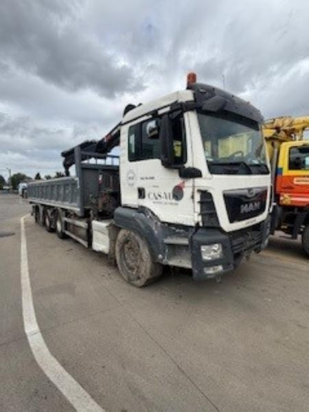 MAN TGS 35.460 BL - HIAB X-HIDUO 228 E-3 - Camion benne, Camion grue: photos 2 MAN TGS 35.460 BL - HIAB X-HIDUO 228 E-3 - Camion benne, Camion grue: photos 2