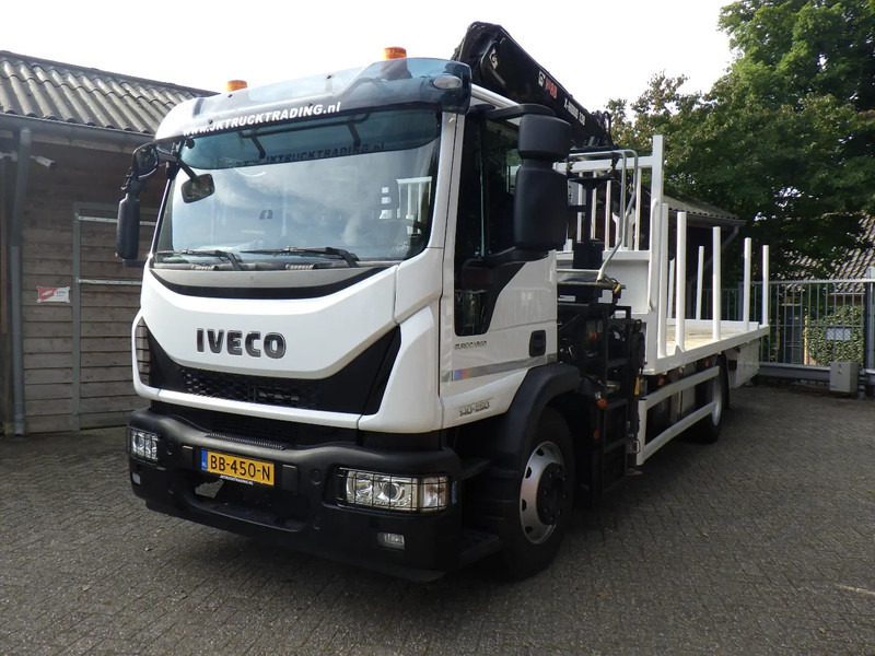 Iveco EuroCargo 140 250 / 6 cilinder / Manual / Bladgeveerd / Hiab X-HIDUO 158 / Radiografisch / Drilling / Winch - Camion grue: photos 1 Iveco EuroCargo 140 250 / 6 cilinder / Manual / Bladgeveerd / Hiab X-HIDUO 158 / Radiografisch / Drilling / Winch - Camion grue: photos 1