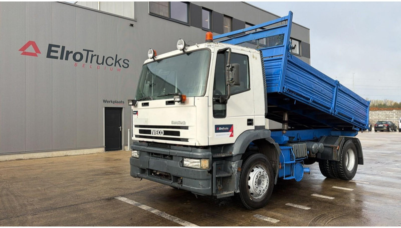Iveco Eurotech 190 E 34 (POMPE MANUELLE / BOITE MANUELLE / MANUAL PUMP / FULL STEEL SUSP. / LAMES) - Camion benne: photos 1 Iveco Eurotech 190 E 34 (POMPE MANUELLE / BOITE MANUELLE / MANUAL PUMP / FULL STEEL SUSP. / LAMES) - Camion benne: photos 1