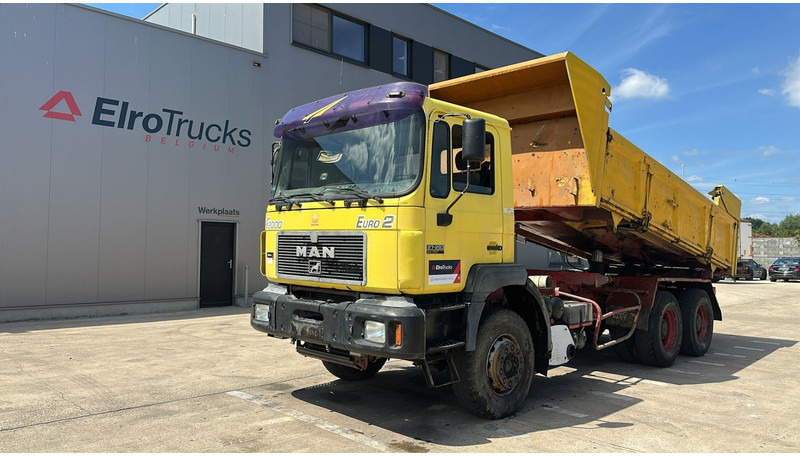 MAN 27.293 (BIG AXLE / GOOD CONDITION / STEEL SUSPENSION / LAMES) - Camion benne: photos 1 MAN 27.293 (BIG AXLE / GOOD CONDITION / STEEL SUSPENSION / LAMES) - Camion benne: photos 1