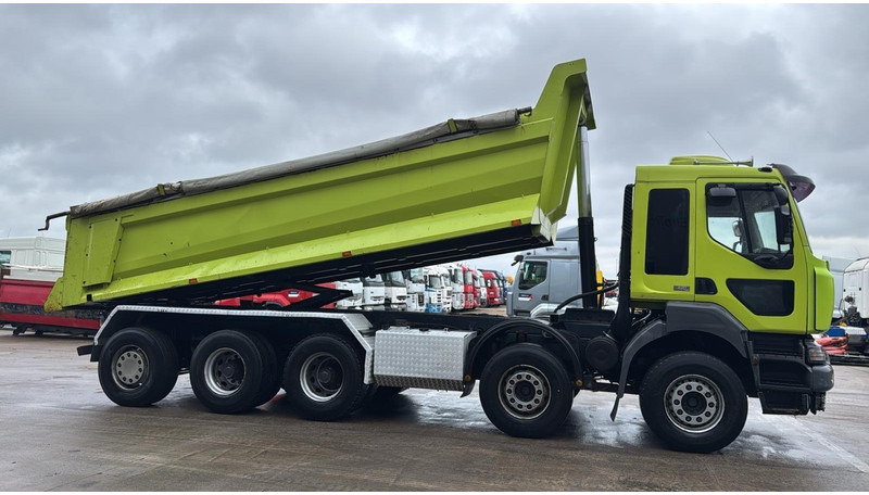 Renault KERAX 420 (10X4 / 43 TONNES !! / LAMES / GRAND PONT / STEEL SUSP. / MANUAL GEARBOX / BOITE MANUELLE) - Camion benne: photos 3 Renault KERAX 420 (10X4 / 43 TONNES !! / LAMES / GRAND PONT / STEEL SUSP. / MANUAL GEARBOX / BOITE MANUELLE) - Camion benne: photos 3