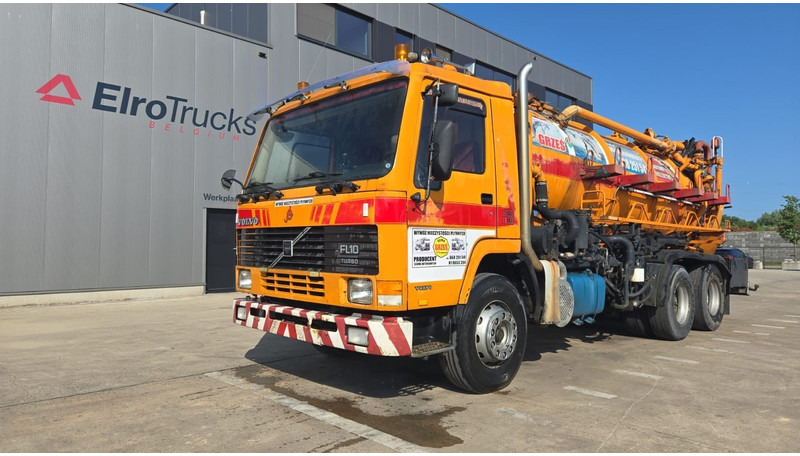 Volvo FL 10 - 320 (10500L + 1500L / 10 TYRES FULL STEEL / HIGH PRESSURE + VACUUM / POMPE MANUELLE / MANUAL PUMP) - Camion hydrocureur: photos 1 Volvo FL 10 - 320 (10500L + 1500L / 10 TYRES FULL STEEL / HIGH PRESSURE + VACUUM / POMPE MANUELLE / MANUAL PUMP) - Camion hydrocureur: photos 1