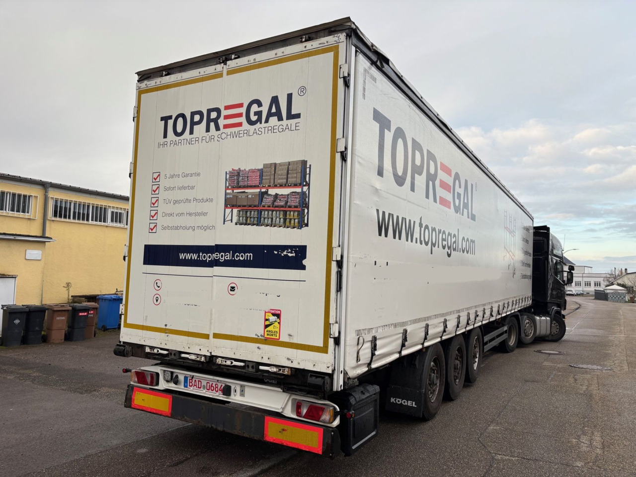 Kögel SN24, Edscha, Schiebeplane, BPW-Achse - Semi-remorque rideaux coulissants: photos 4 Kögel SN24, Edscha, Schiebeplane, BPW-Achse - Semi-remorque rideaux coulissants: photos 4