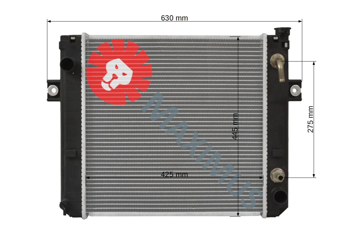 TOYOTA 8FD20 8FD25 8FDN20 8FDN25 - Radiateur pour Chariot élévateur: photos 2 TOYOTA 8FD20 8FD25 8FDN20 8FDN25 - Radiateur pour Chariot élévateur: photos 2