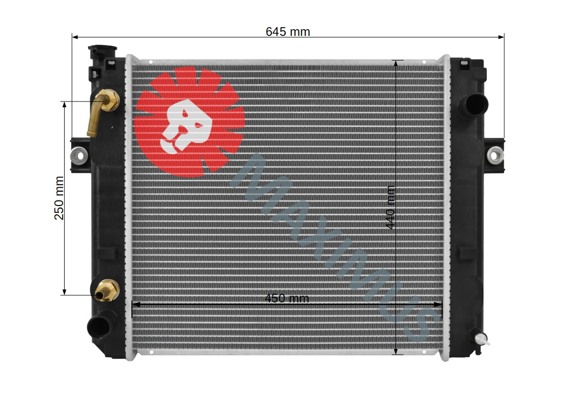 TOYOTA FORKLIFT WÓZEK WIDŁOWY - Radiateur pour Chariot élévateur: photos 2 TOYOTA FORKLIFT WÓZEK WIDŁOWY - Radiateur pour Chariot élévateur: photos 2