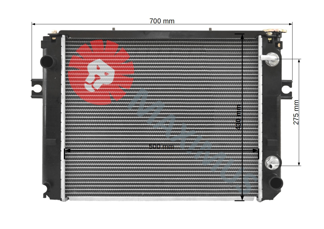 TOYOTA G837 , 7FDU30 , 7FDU32 , 7FDGU30 , 7FGU32 , 7FDU20 , 7FDU25 , 7FDGU20 , 7FGU25 - Radiateur pour Chariot élévateur: photos 2 TOYOTA G837 , 7FDU30 , 7FDU32 , 7FDGU30 , 7FGU32 , 7FDU20 , 7FDU25 , 7FDGU20 , 7FGU25 - Radiateur pour Chariot élévateur: photos 2