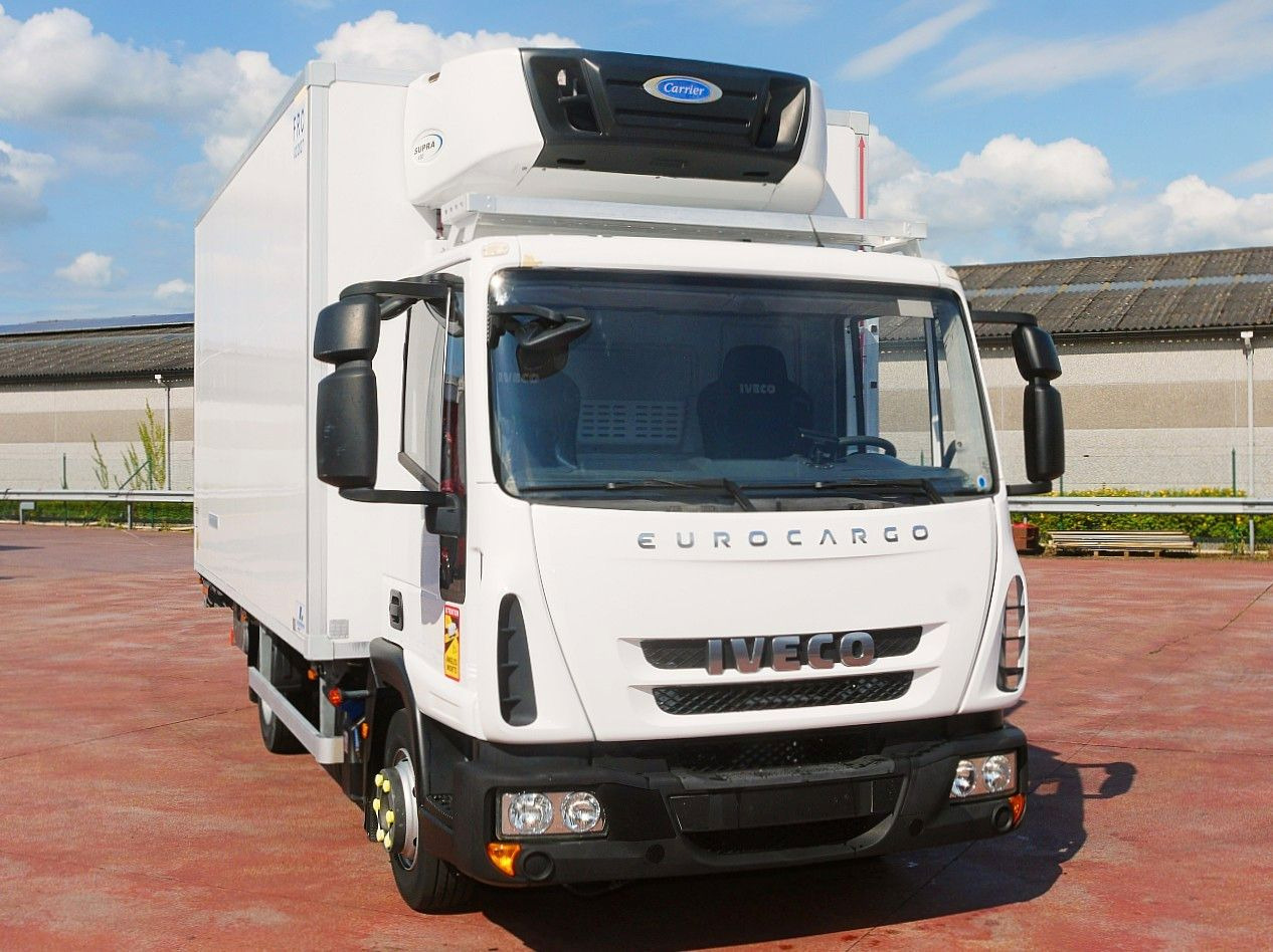 Iveco 90E19 EUROCARGO KUHLKOFFER CARRIER SUPRA 450 €6 - Camion frigorifique: photos 1 Iveco 90E19 EUROCARGO KUHLKOFFER CARRIER SUPRA 450 €6 - Camion frigorifique: photos 1