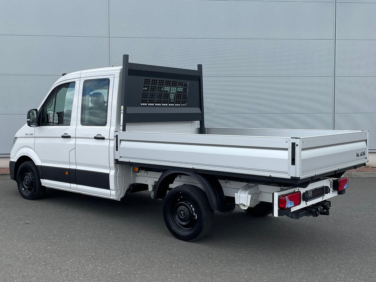 Utilitaire plateau, Utilitaire double cabine MAN TGE 3.160 Pritsche DOKA MR HECK AHK 3.5t ACC NAV: photos 8