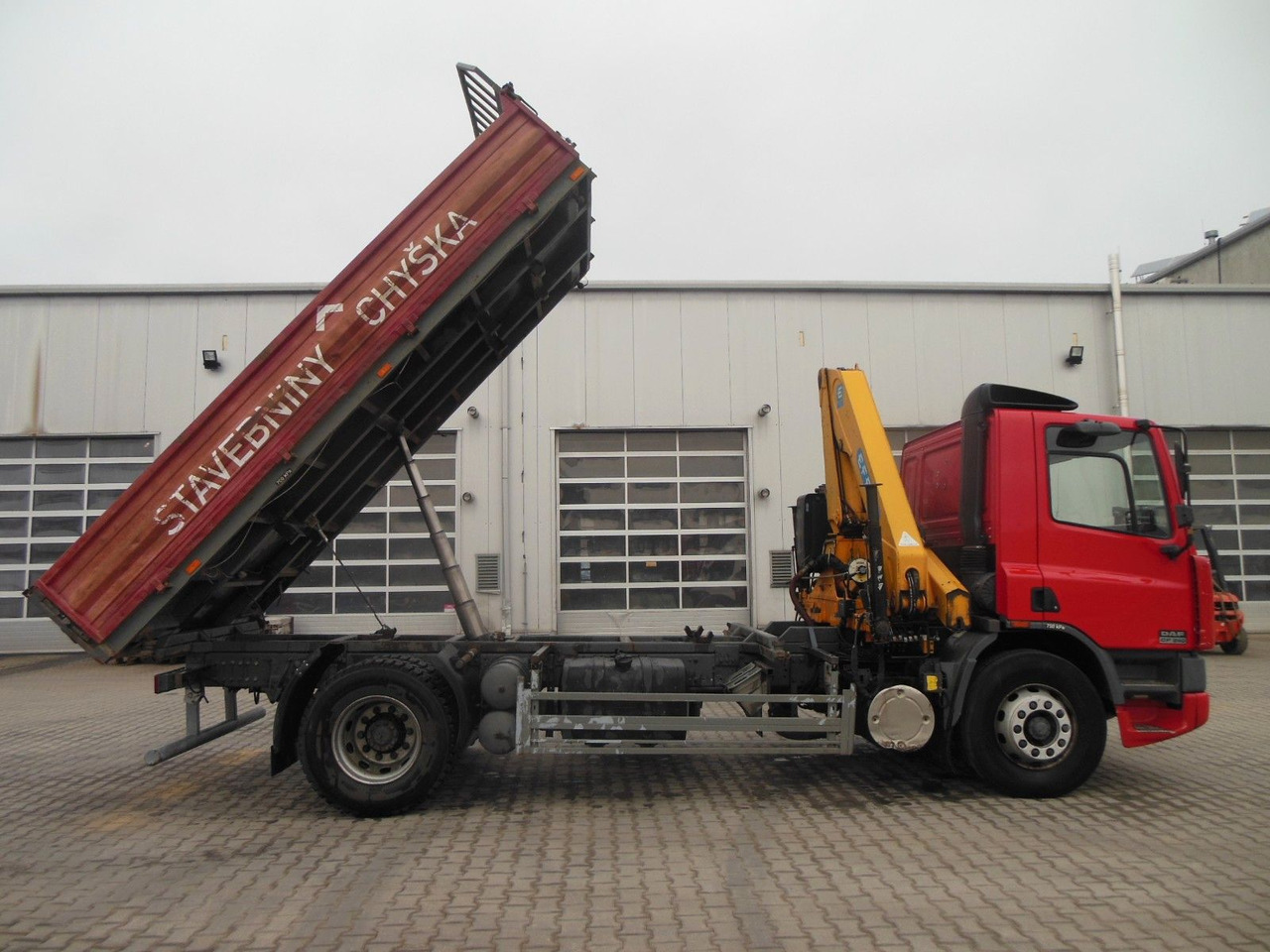 Camion benne, Camion grue neuf DAF CF 65.240,KRAN EFFER 110/2S,MANUELL,BLATT,1 HAND: photos 15