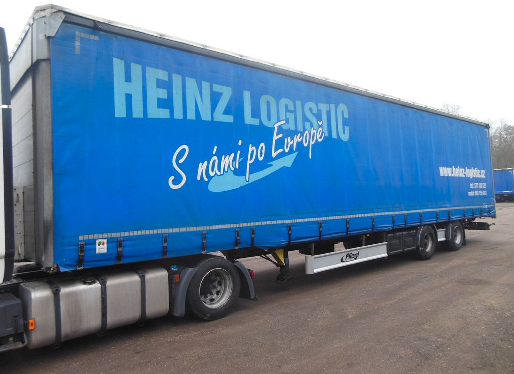 Fliegl SZS 320, LOWDECK, 2 ACHSE!!!, NUTZLAST 25.500 KG - Semi-remorque rideaux coulissants: photos 2 Fliegl SZS 320, LOWDECK, 2 ACHSE!!!, NUTZLAST 25.500 KG - Semi-remorque rideaux coulissants: photos 2