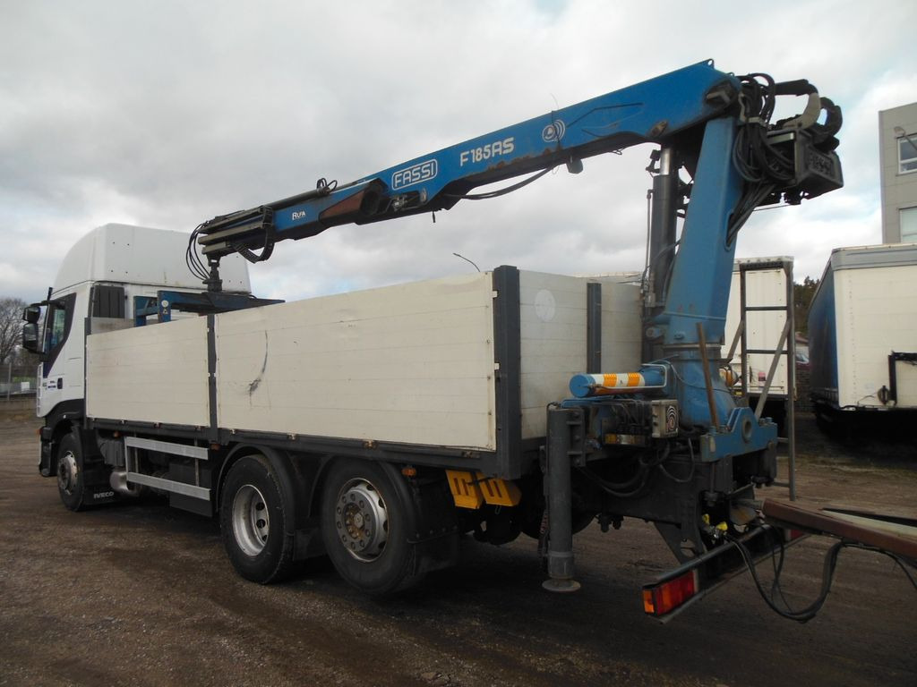 Iveco STRALIS AS 260S45, 6X2, MANUELL, FASSI F185 - Camion grue, Camion plateau: photos 4 Iveco STRALIS AS 260S45, 6X2, MANUELL, FASSI F185 - Camion grue, Camion plateau: photos 4