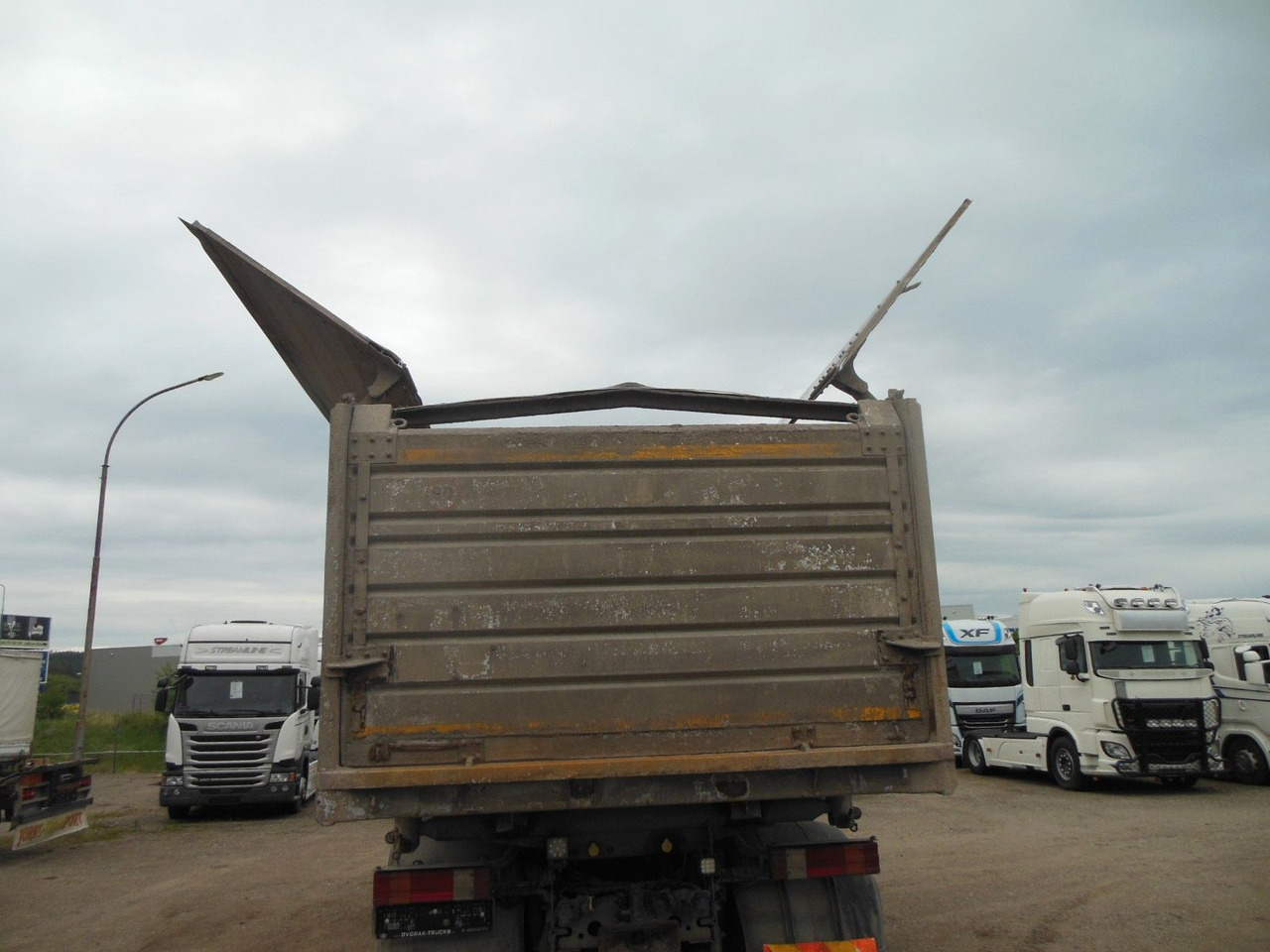 Camion benne Mercedes-Benz ACTROS 4144, 8X6, 3 PEDALE, MEILLER, BODRMATIC: photos 16