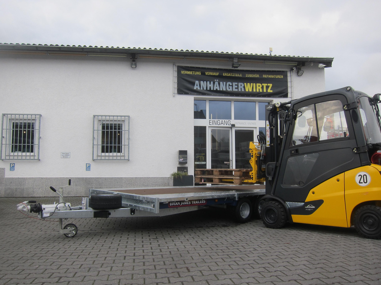 Brian James Trailer CarGO Connect 500x225cm Plateau Tridem 10" 3500kg 22 - Remorque plateau: photos 2 Brian James Trailer CarGO Connect 500x225cm Plateau Tridem 10" 3500kg 22 - Remorque plateau: photos 2
