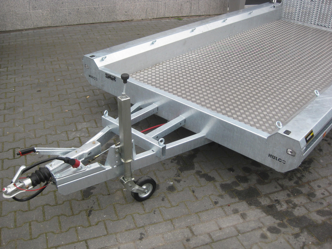 HULCO TERRAX Aluboden 394x180x27cm Heckrampe 150cm (XL) 3500kg - Remorque porte engin: photos 4 HULCO TERRAX Aluboden 394x180x27cm Heckrampe 150cm (XL) 3500kg - Remorque porte engin: photos 4