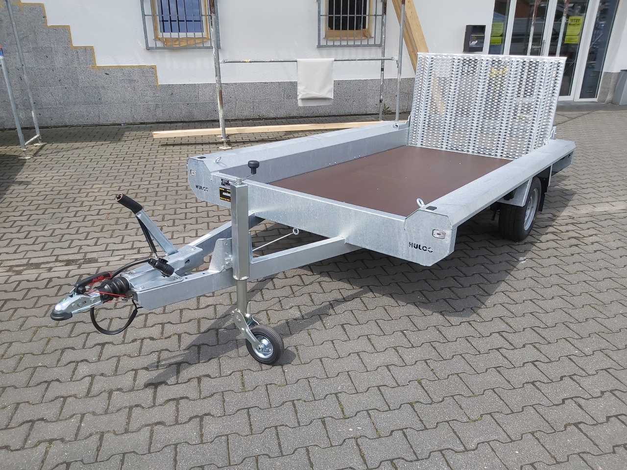 HULCO TERRAX Basic 294x150x27cm Heckrampe 100cm (M) 12" 1500kg - Remorque porte engin: photos 3 HULCO TERRAX Basic 294x150x27cm Heckrampe 100cm (M) 12" 1500kg - Remorque porte engin: photos 3