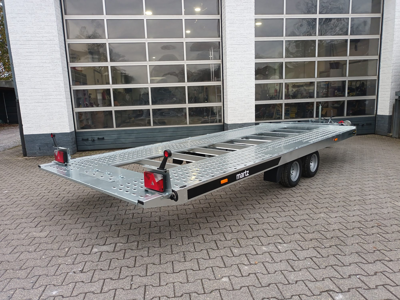 Martz Cartrailer GT KIPP 480/2 3T 480x205cm Profi Lohr Stahl Winde 10" 3000kg 100km/H - Remorque porte-voitures: photos 2 Martz Cartrailer GT KIPP 480/2 3T 480x205cm Profi Lohr Stahl Winde 10" 3000kg 100km/H - Remorque porte-voitures: photos 2