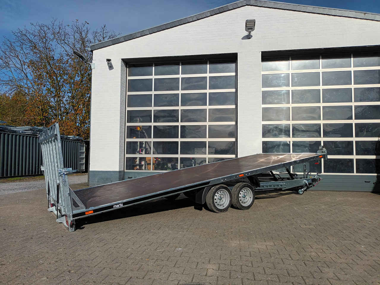 Martz Universal GT KIPP 600/2 S 600x210cm ankippbar Heckklappe Winde 13" 3500kg - Remorque porte engin: photos 3 Martz Universal GT KIPP 600/2 S 600x210cm ankippbar Heckklappe Winde 13" 3500kg - Remorque porte engin: photos 3