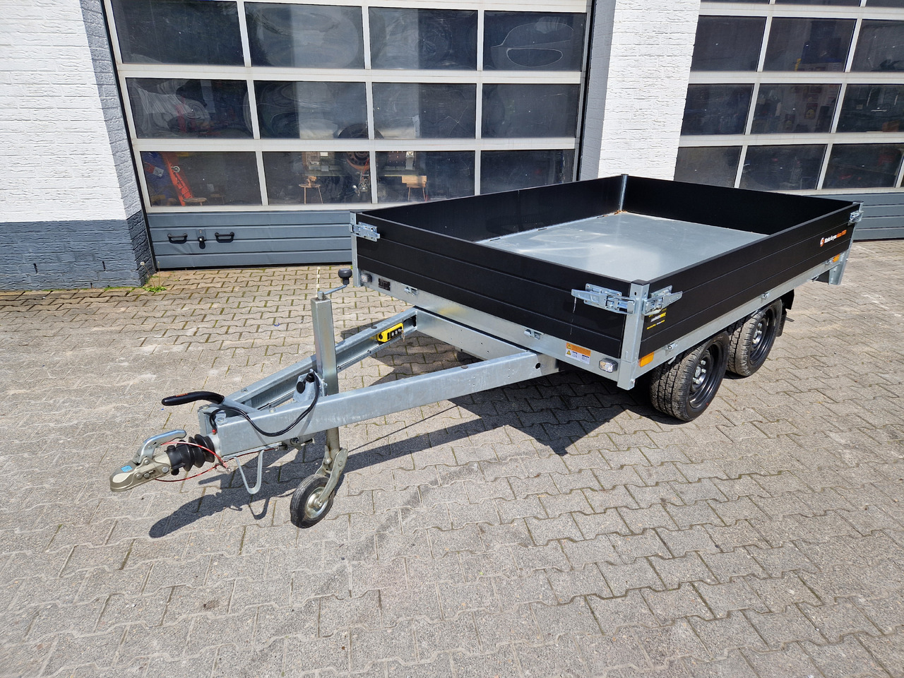 Remorque benne Saris Kipper K1 276 170 2700 2 E 276x170x30cm Elektro black Edition 13" 2700kg Januar Aktion: photos 11