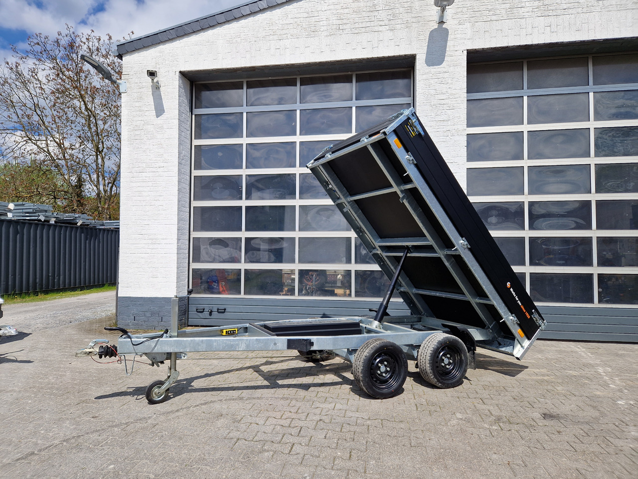 Remorque benne Saris Kipper K1 276 170 2700 2 E 276x170x30cm Elektro black Edition 13" 2700kg Januar Aktion: photos 8