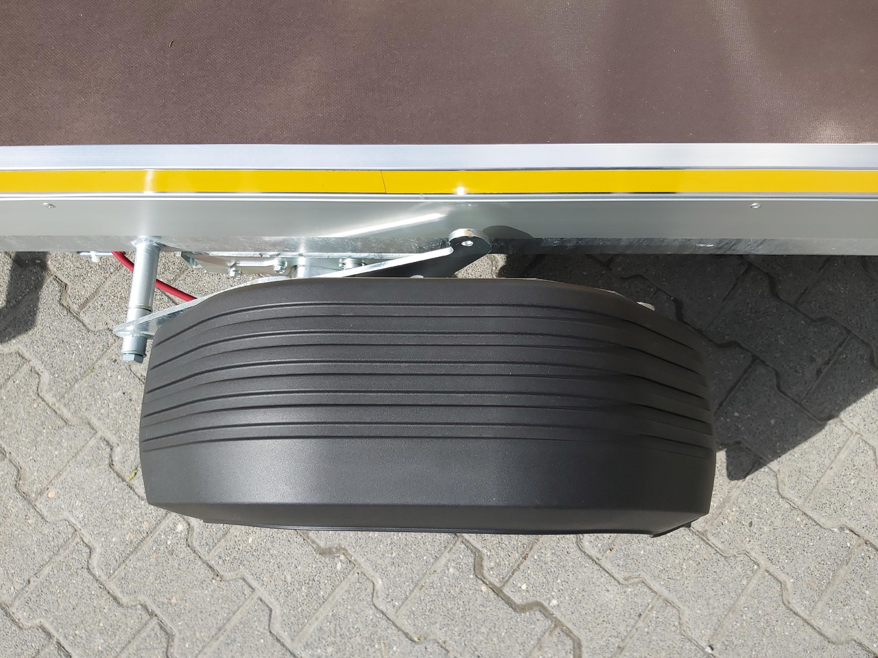 Remorque porte engin Senklift Anhänger MSL 1530/151 301x151x10cm yellow Plattform hydraulisch absenkbar 1500kg: photos 12