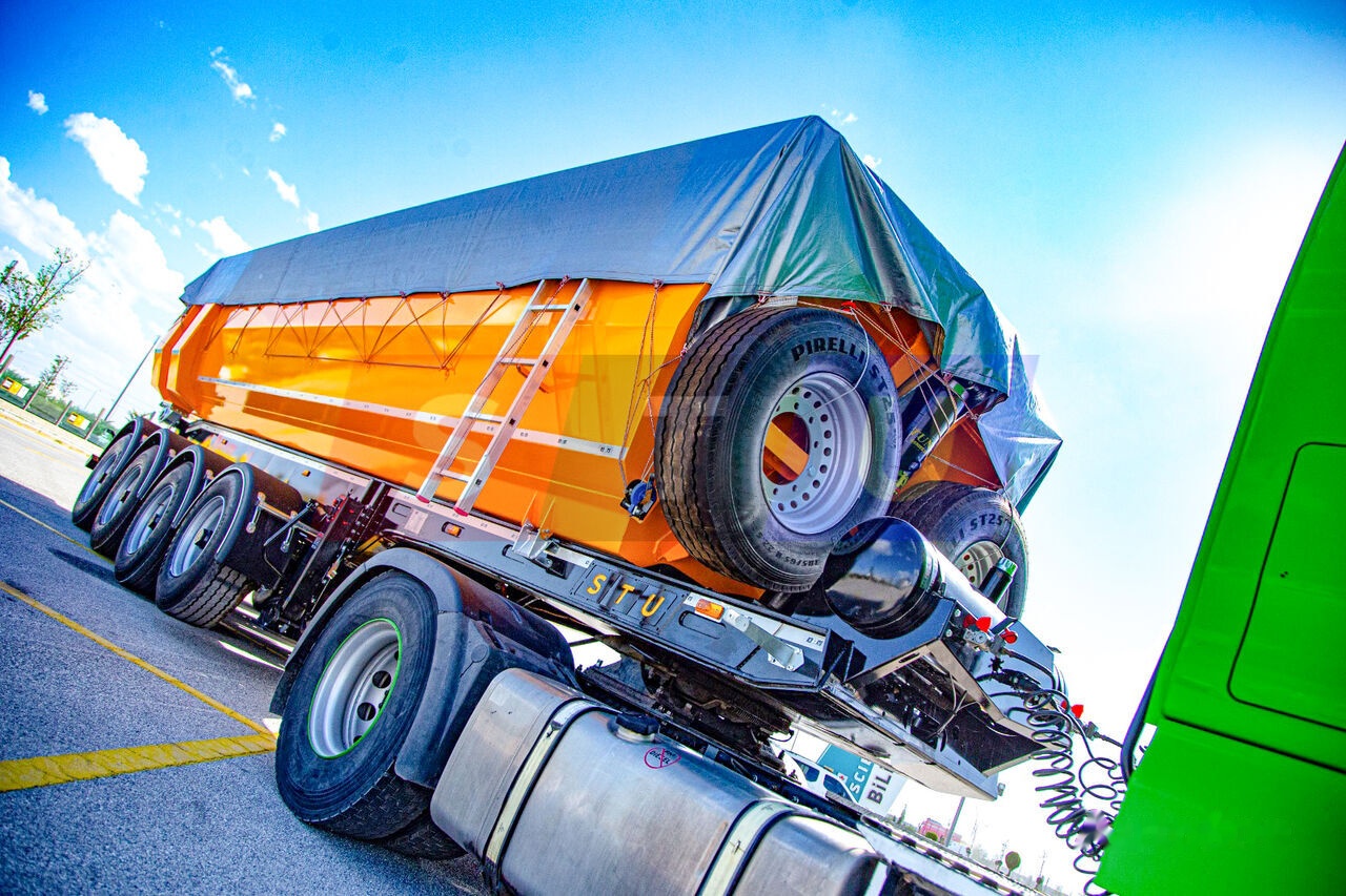 STU 4 AXLE TIPPER TRAILER / 4 ESSİEUX BENNE REMORQUE - Semi-remorque benne: photos 2 STU 4 AXLE TIPPER TRAILER / 4 ESSİEUX BENNE REMORQUE - Semi-remorque benne: photos 2