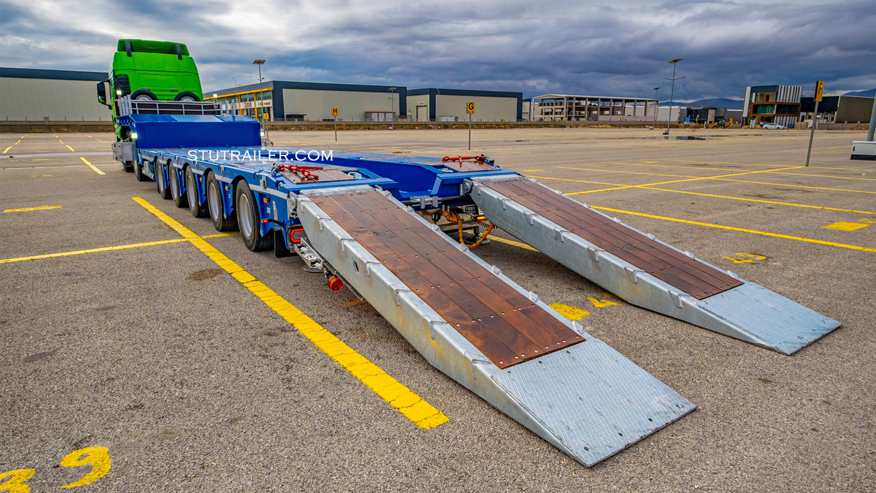 STU 5 Axle Hydraulic Steering Extendable Low Laoder - Semi-remorque surbaissé: photos 5 STU 5 Axle Hydraulic Steering Extendable Low Laoder - Semi-remorque surbaissé: photos 5