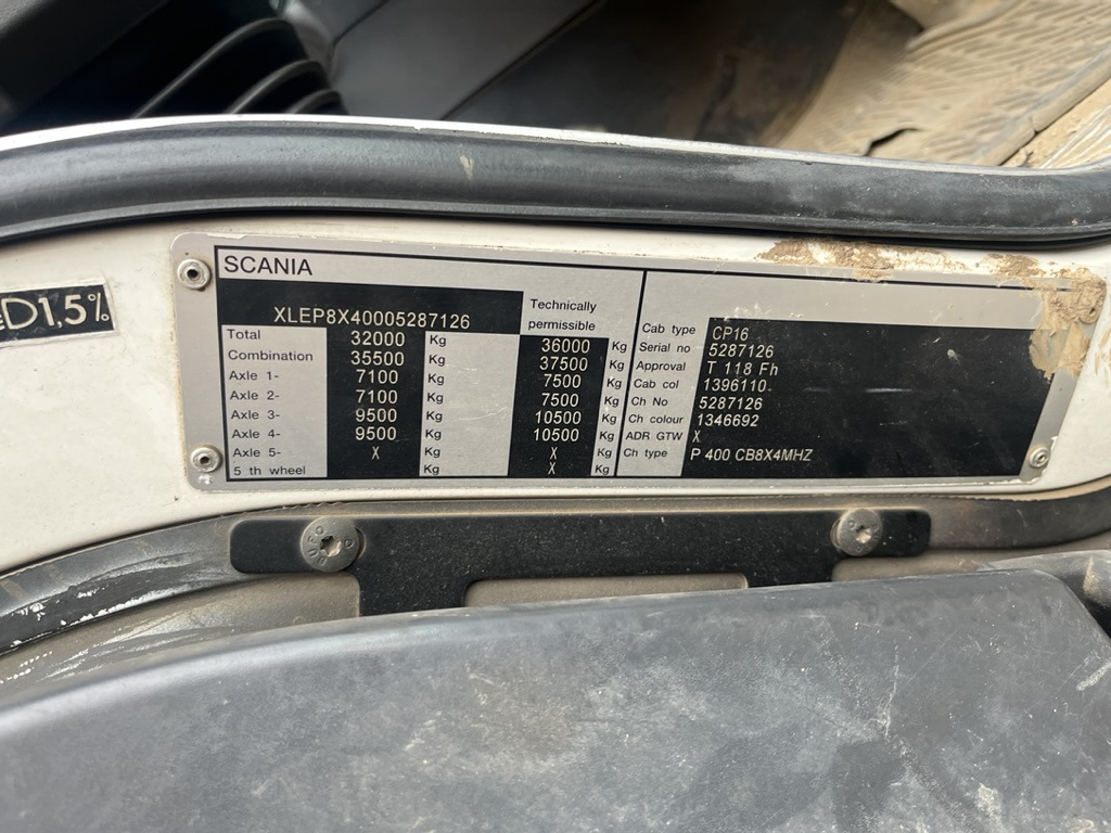 Camion plateau Scania P400 8x4 Rigid: photos 10