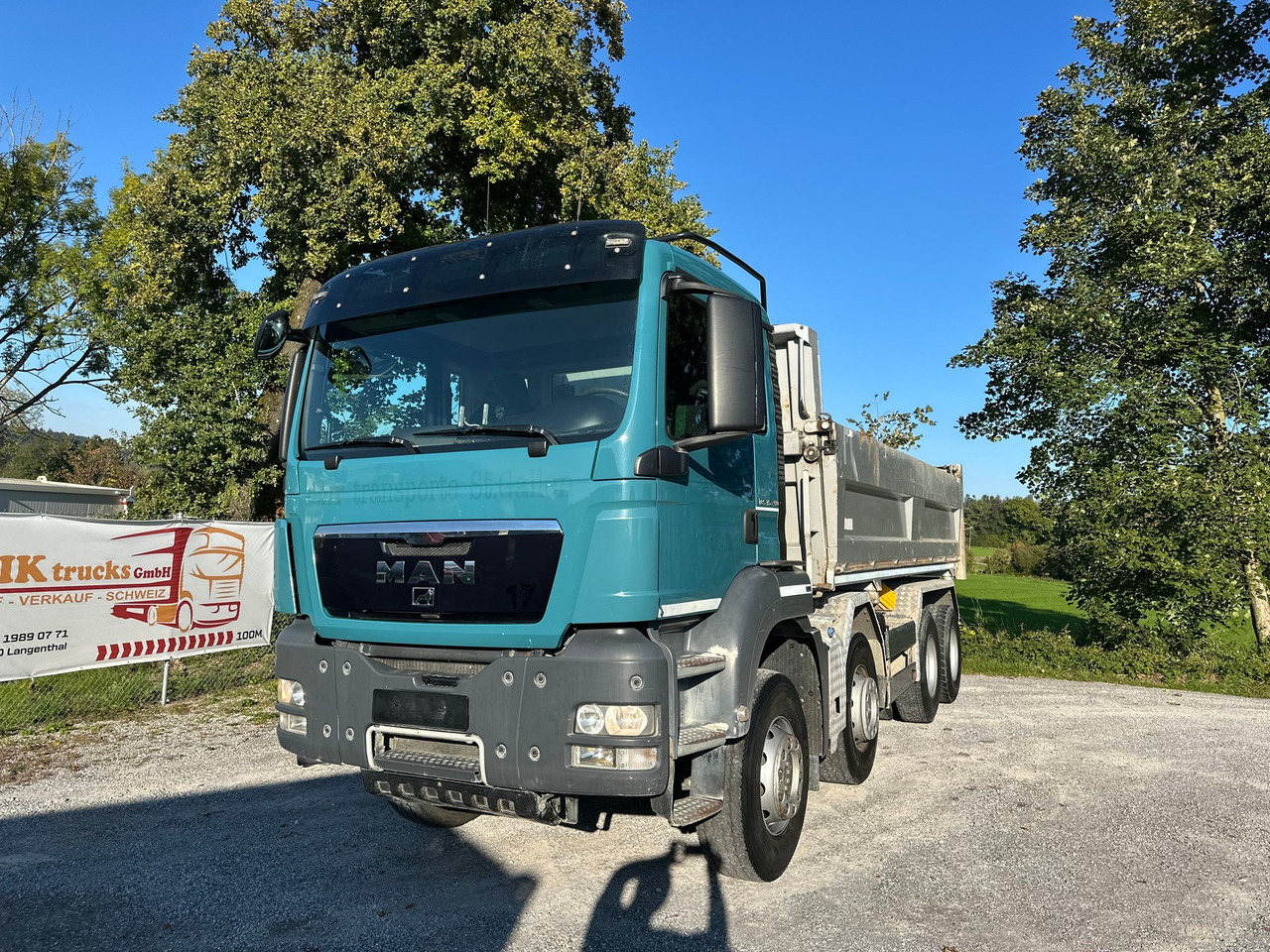 MAN 35.480 8x4 Moser - Camion benne: photos 1 MAN 35.480 8x4 Moser - Camion benne: photos 1