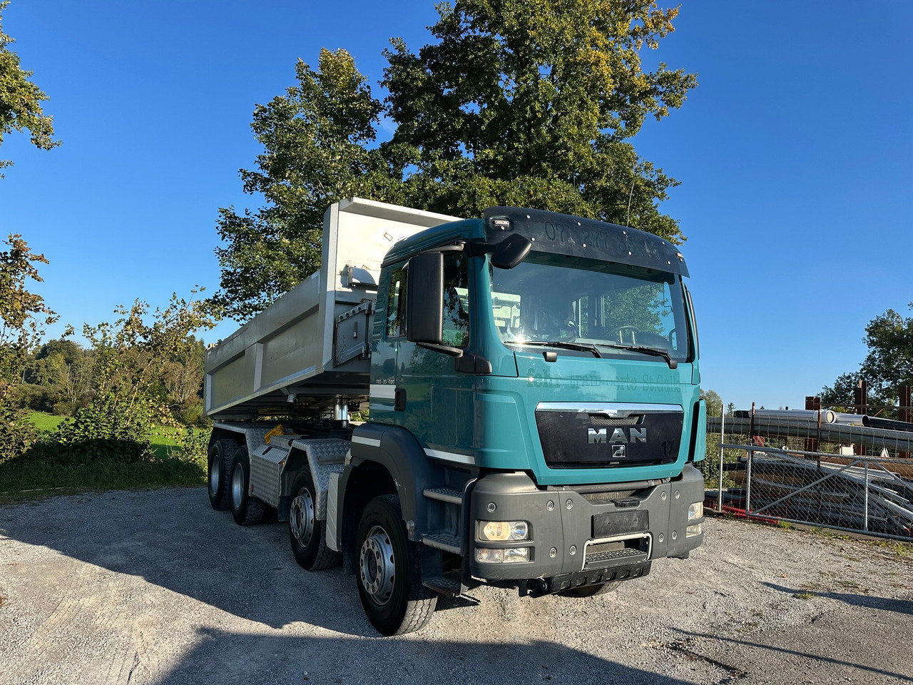 MAN 35.480 8x4 Moser - Camion benne: photos 2 MAN 35.480 8x4 Moser - Camion benne: photos 2