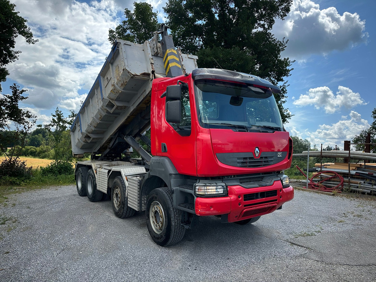 RENAULT / RENAULT TRUCKS Kerax 450 8x2 Abroller - Camion ampliroll: photos 2 RENAULT / RENAULT TRUCKS Kerax 450 8x2 Abroller - Camion ampliroll: photos 2