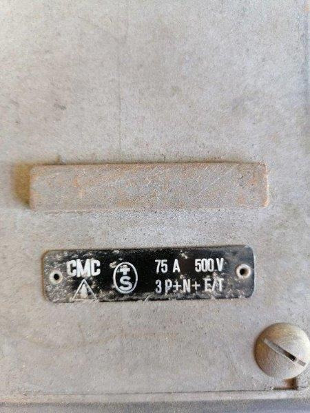 CMC plug connection  for Putzmeister PM500 concrete pump - Système électrique pour Camion pompe: photos 2 CMC plug connection  for Putzmeister PM500 concrete pump - Système électrique pour Camion pompe: photos 2