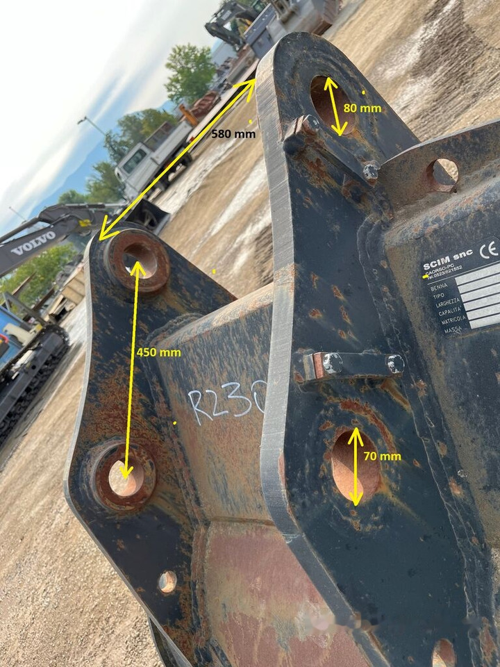 Godet pour pelle Digging bucket 1200 mm: photos 8
