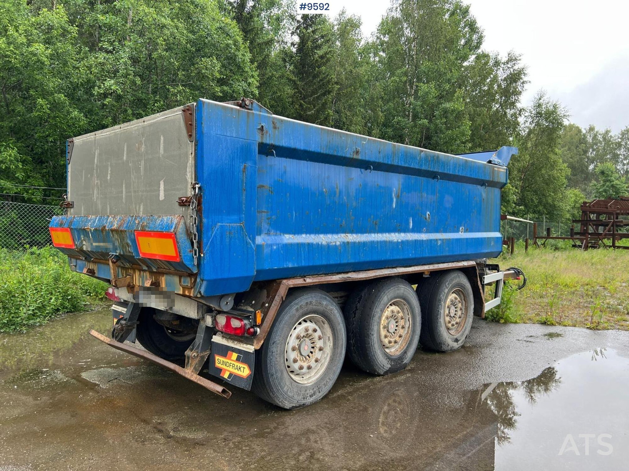 3-axle gravel trailer Alhu - Remorque benne: photos 4 3-axle gravel trailer Alhu - Remorque benne: photos 4